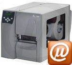 S4M00-2001-1100T - Impressora de Etiquetas de Cdigo de Barras Industrial Zebra S4M/RPO 203dpi com Peel Off